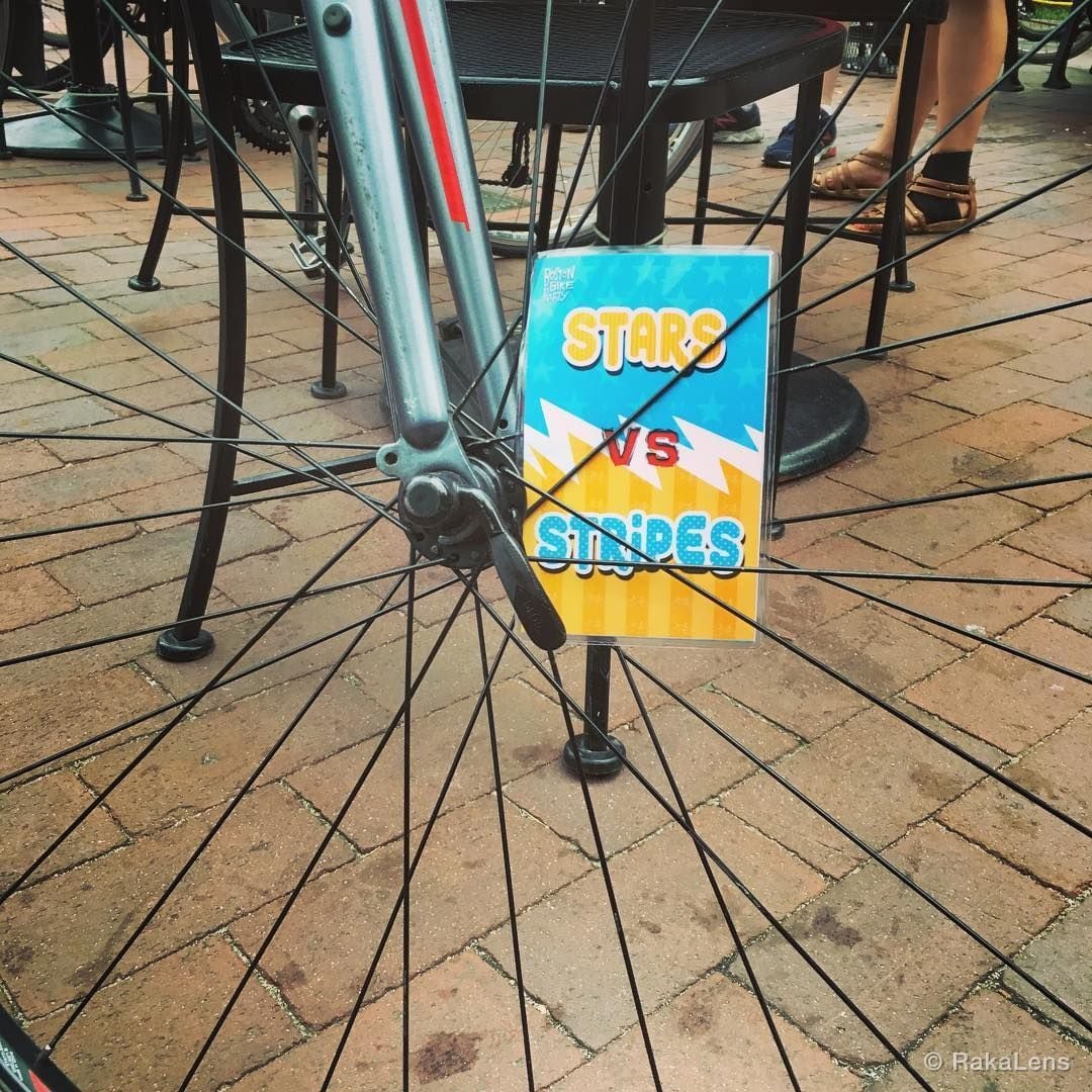 Its a pretty Biking with loud speakers!