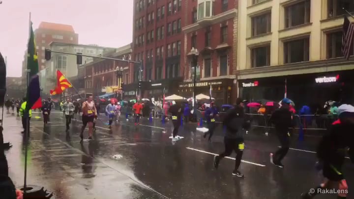 Boston Strong 2018 🏃‍♀️ 🏃 💪. Horrific Weather wind/icy rain 🌧! All are rock…
