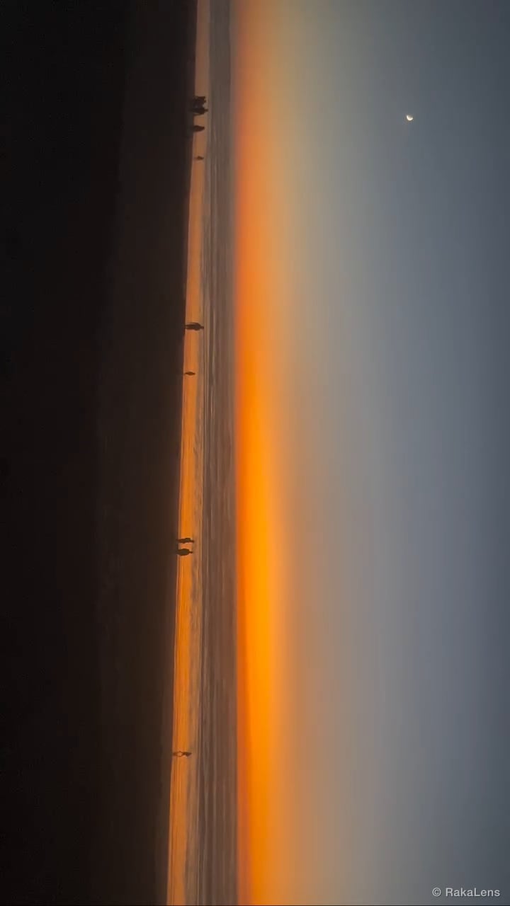 “Chasing the sun, but savoring the sunset.” 🌅 .