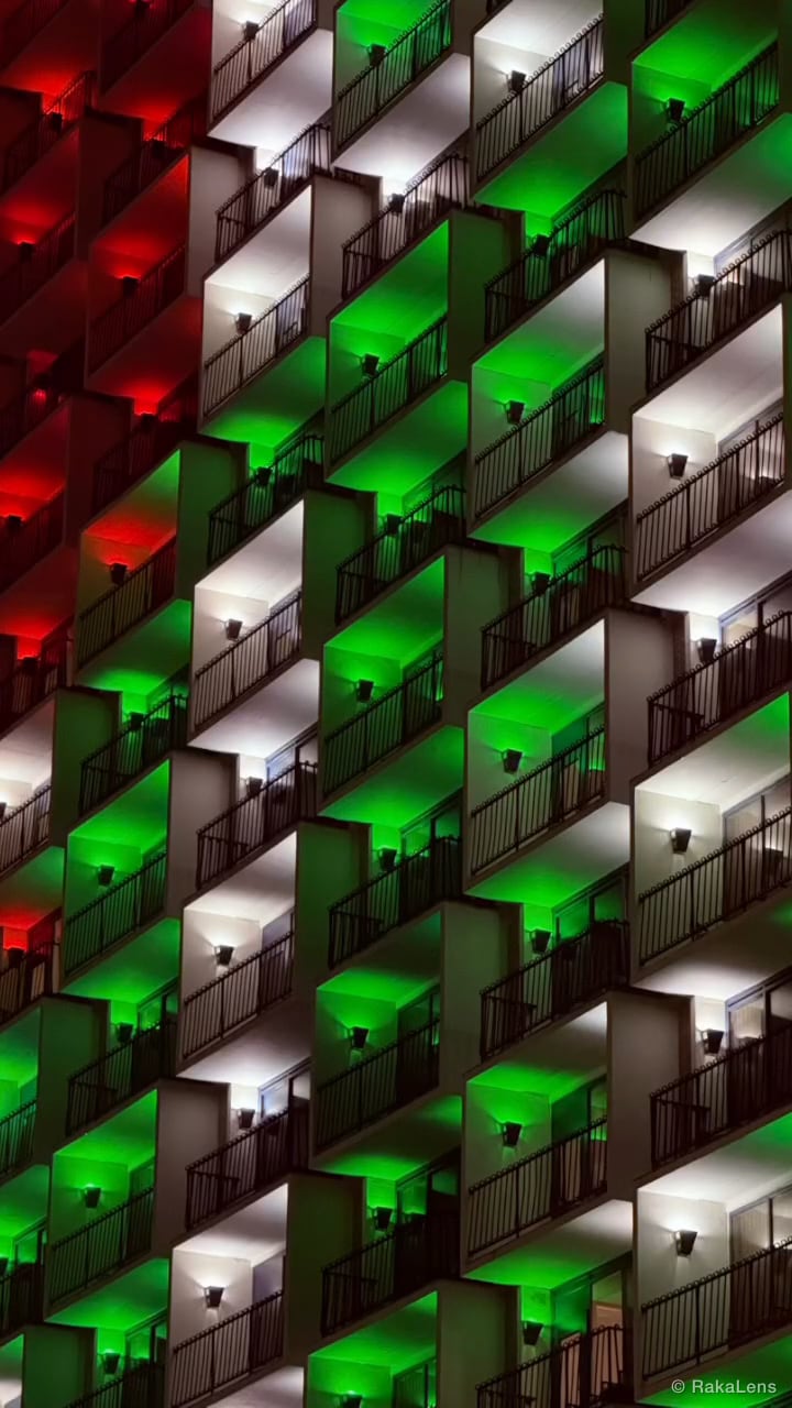 Colors, symmetry, and city dreams.