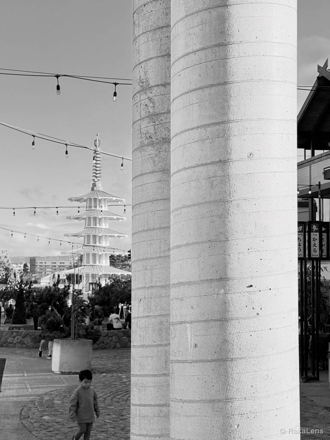 Japantown, SF. Black and white, fun angles on the neighborhood. 🖤