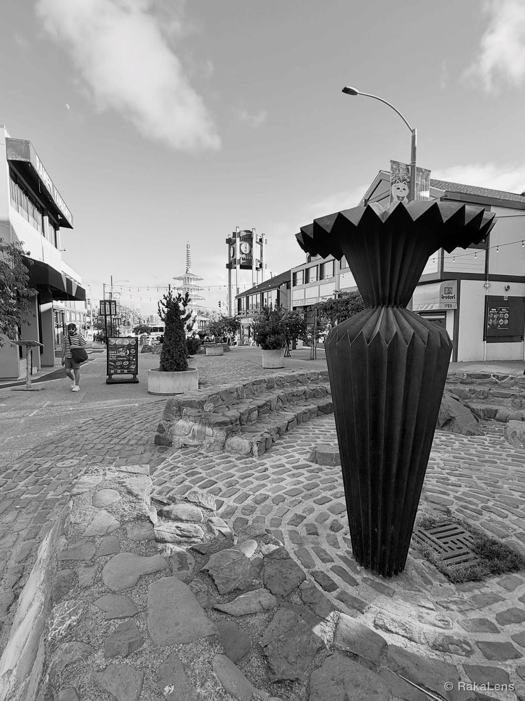 Japantown, SF. Black and white, fun angles on the neighborhood. 🖤